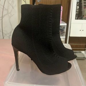 Aldo peep toe booties